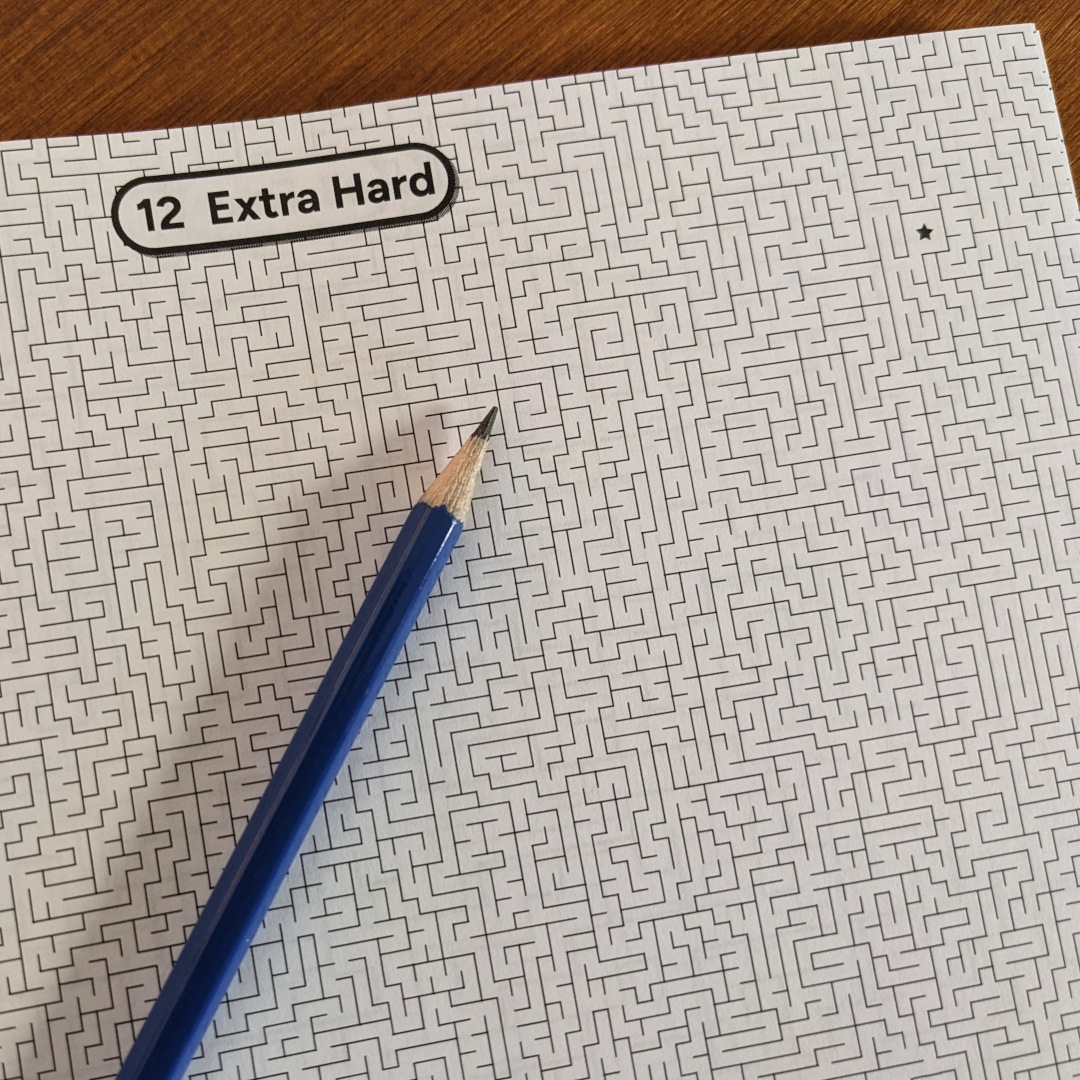 Example of an extra hard maze.